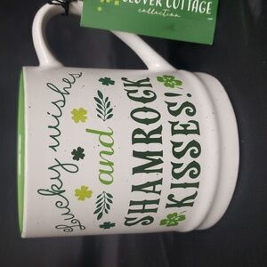 Sheffield Home Clover Cottage NWT Lucky Wishes St. Patrick's Ceramic Mug